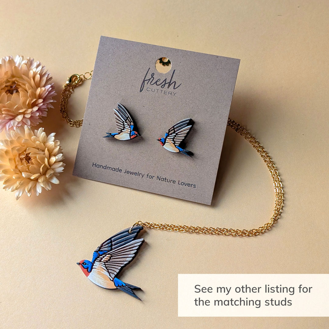 Barn Swallow Necklace