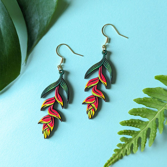 Heliconia Rostrata Earrings