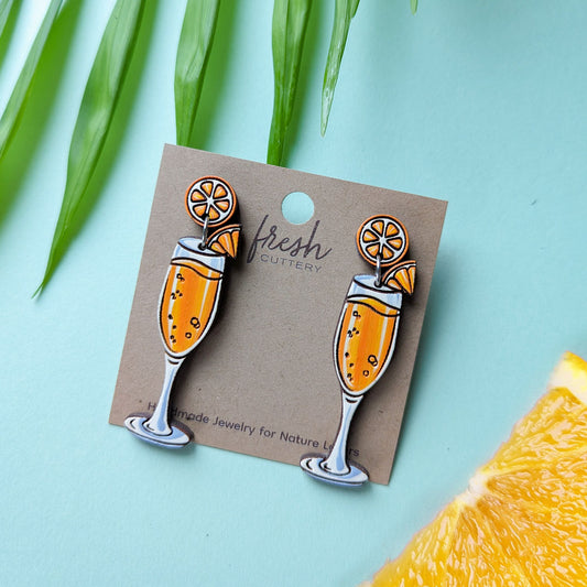 Mimosa Cocktail Earrings