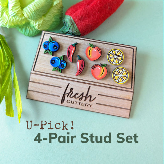 Create Your Own 4-Pair Stud Set