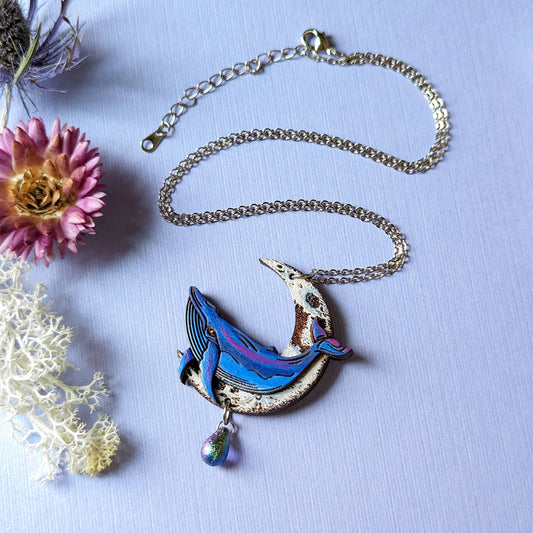 Celestial Whale Statement Necklace