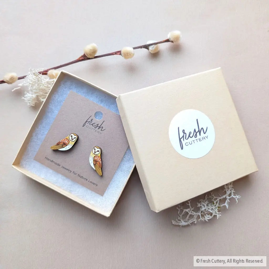 Barn Owl Studs Studs