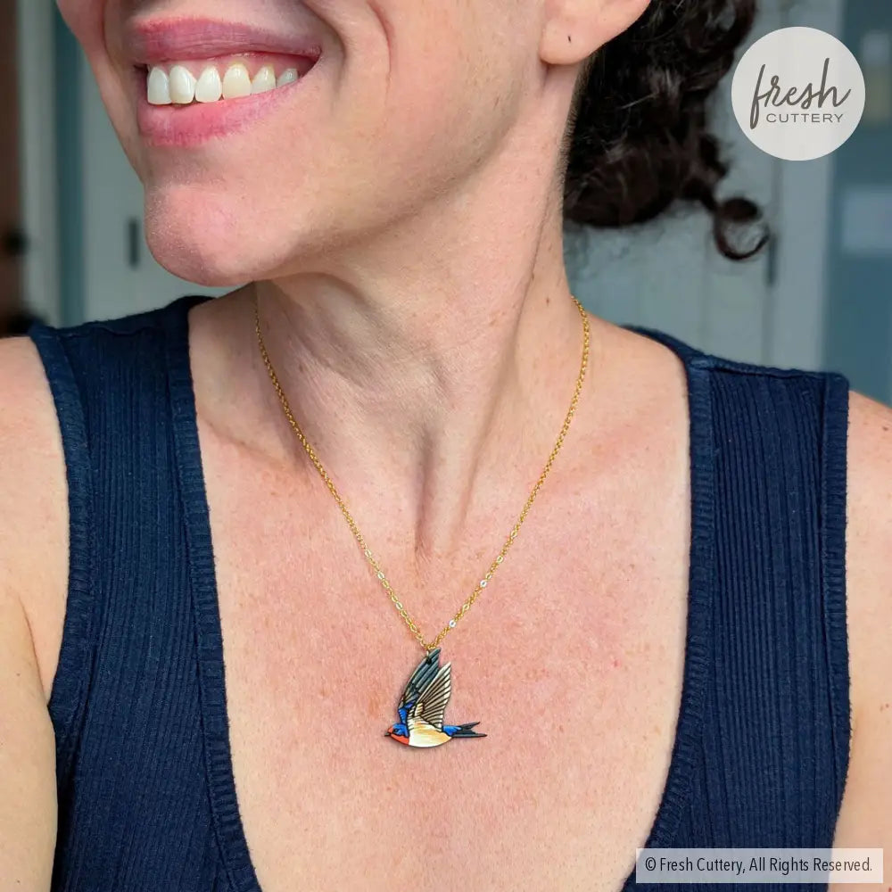 Barn Swallow Necklace Necklaces