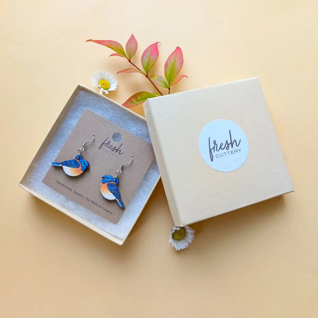 Bluebird Earrings Dangle and Drop Earrings