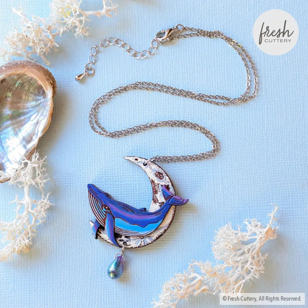 Celestial Whale Statement Necklace Necklaces