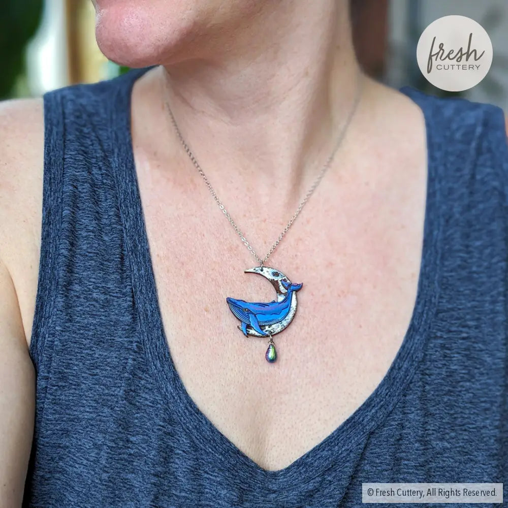 Celestial Whale Statement Necklace Necklaces