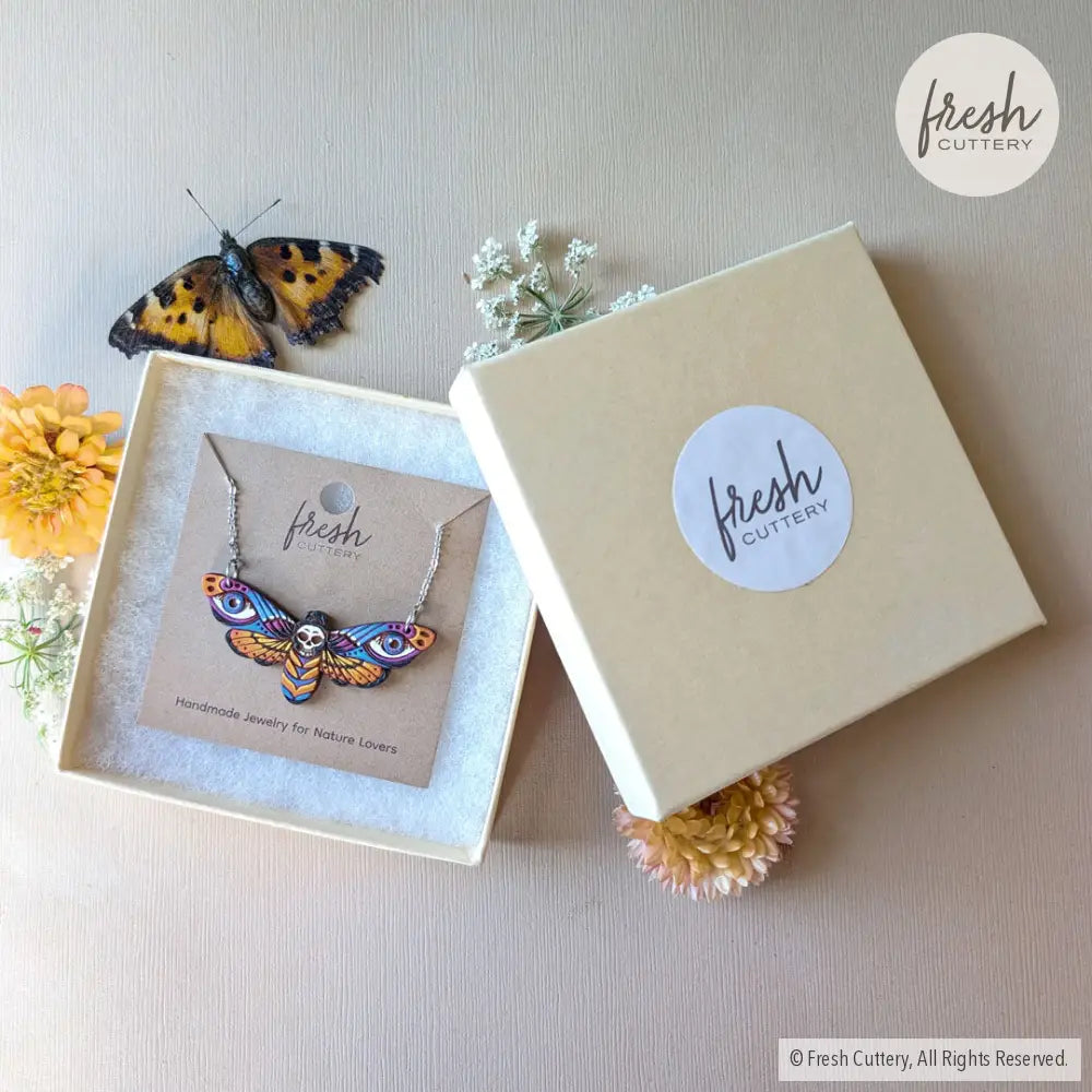 Death’s Head Hawkmoth Necklace Necklaces