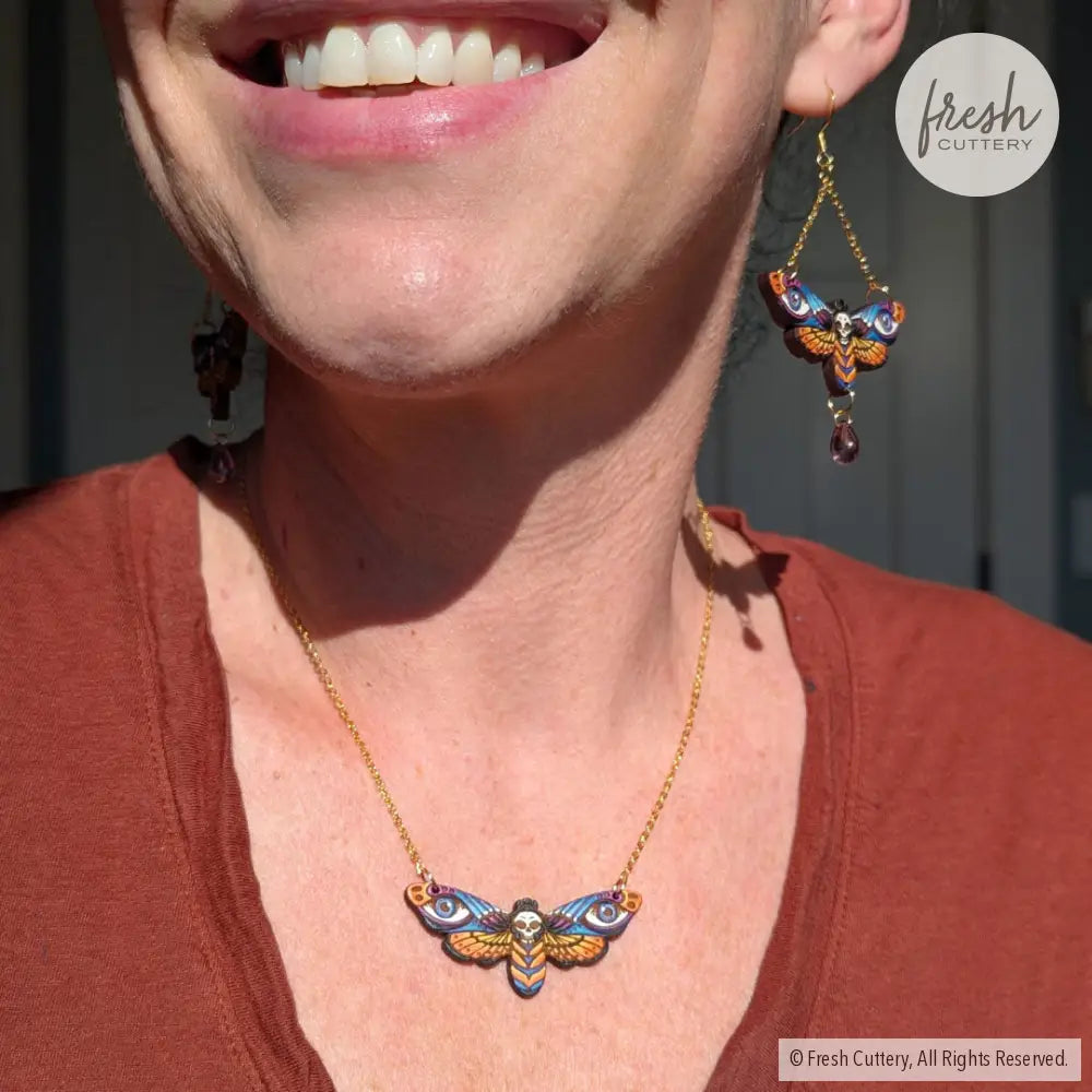 Death’s Head Hawkmoth Necklace Necklaces