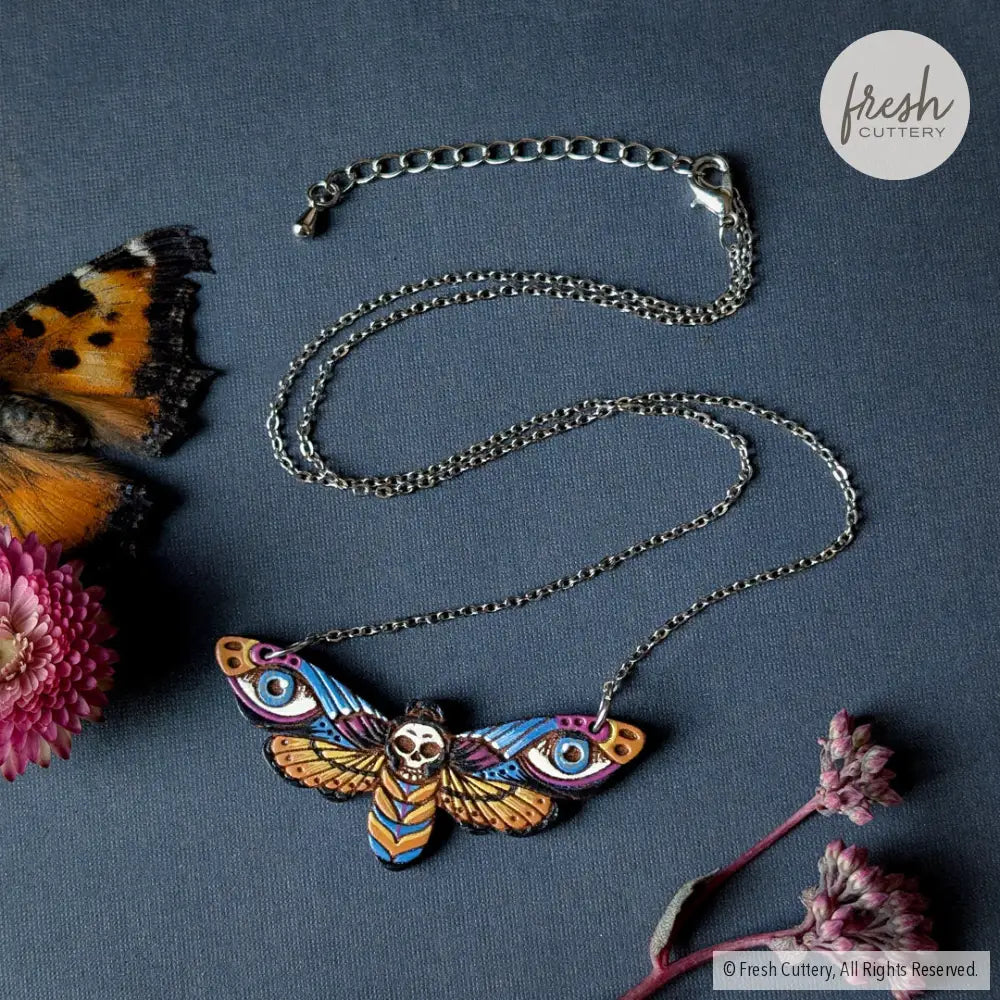 Death’s Head Hawkmoth Necklace Necklaces
