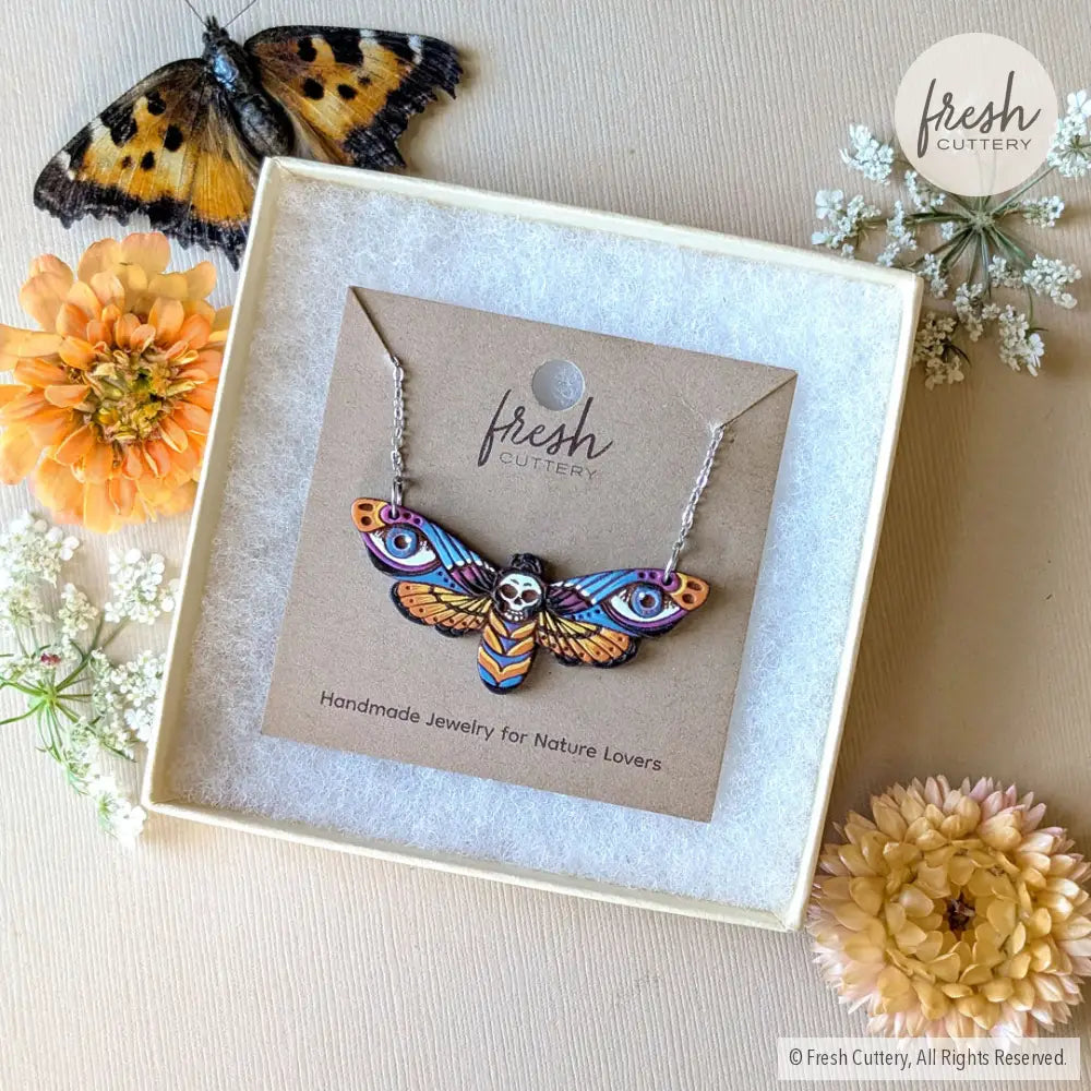 Death’s Head Hawkmoth Necklace Necklaces