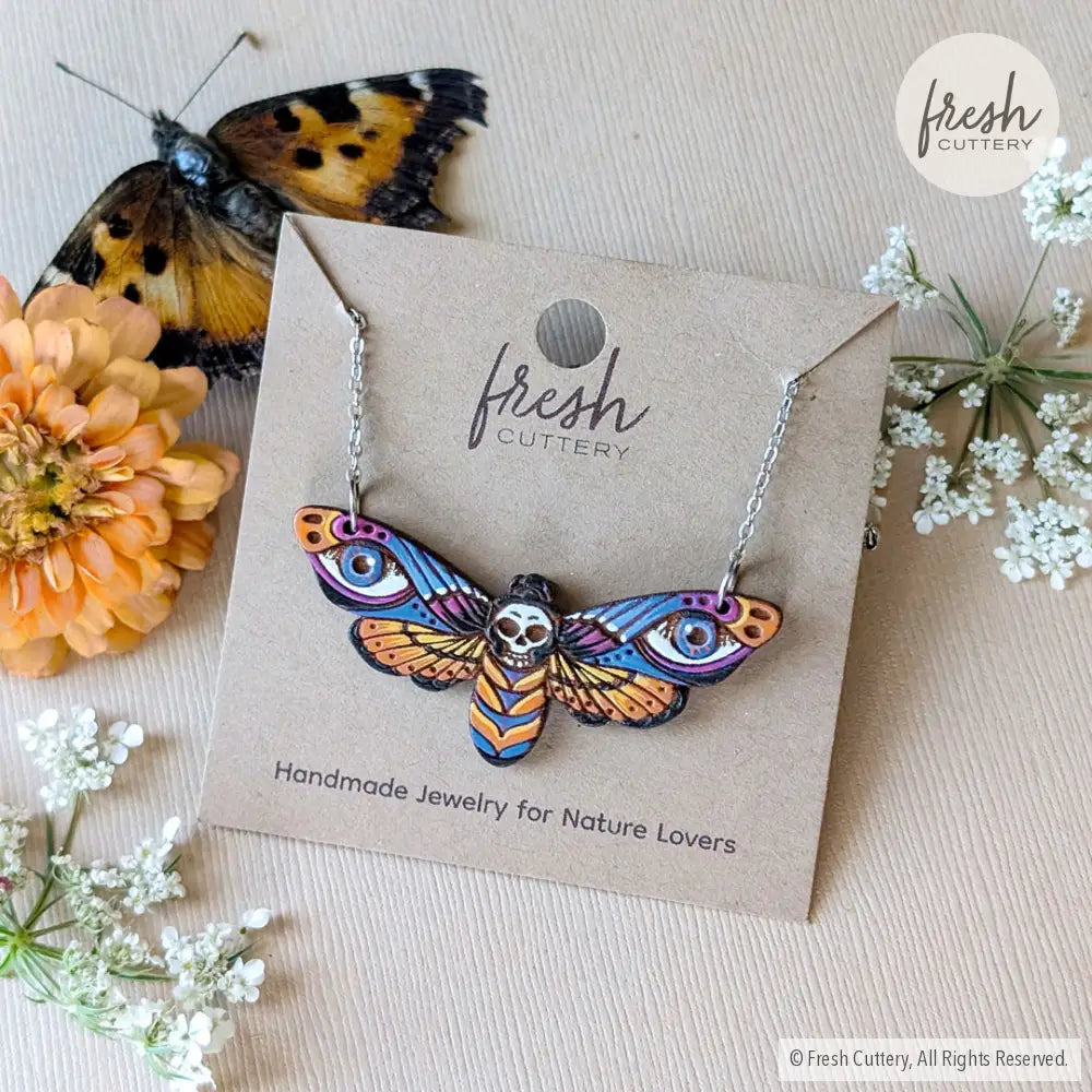 Death’s Head Hawkmoth Necklace Necklaces