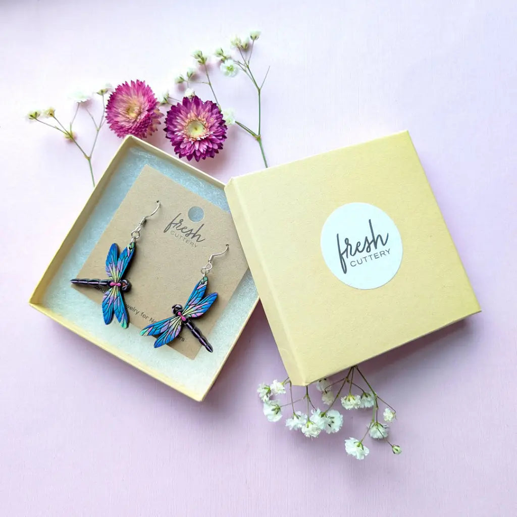 Dragonfly Earrings Dangle and Drop Earrings