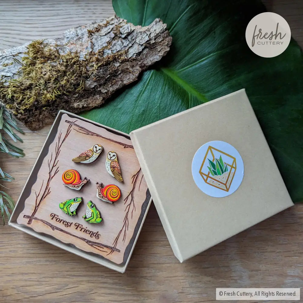 Forest Friends Stud Set Studs