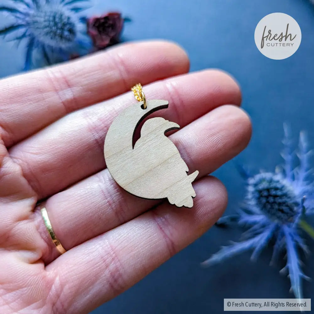 Mini Celestial Raven Necklace Necklaces