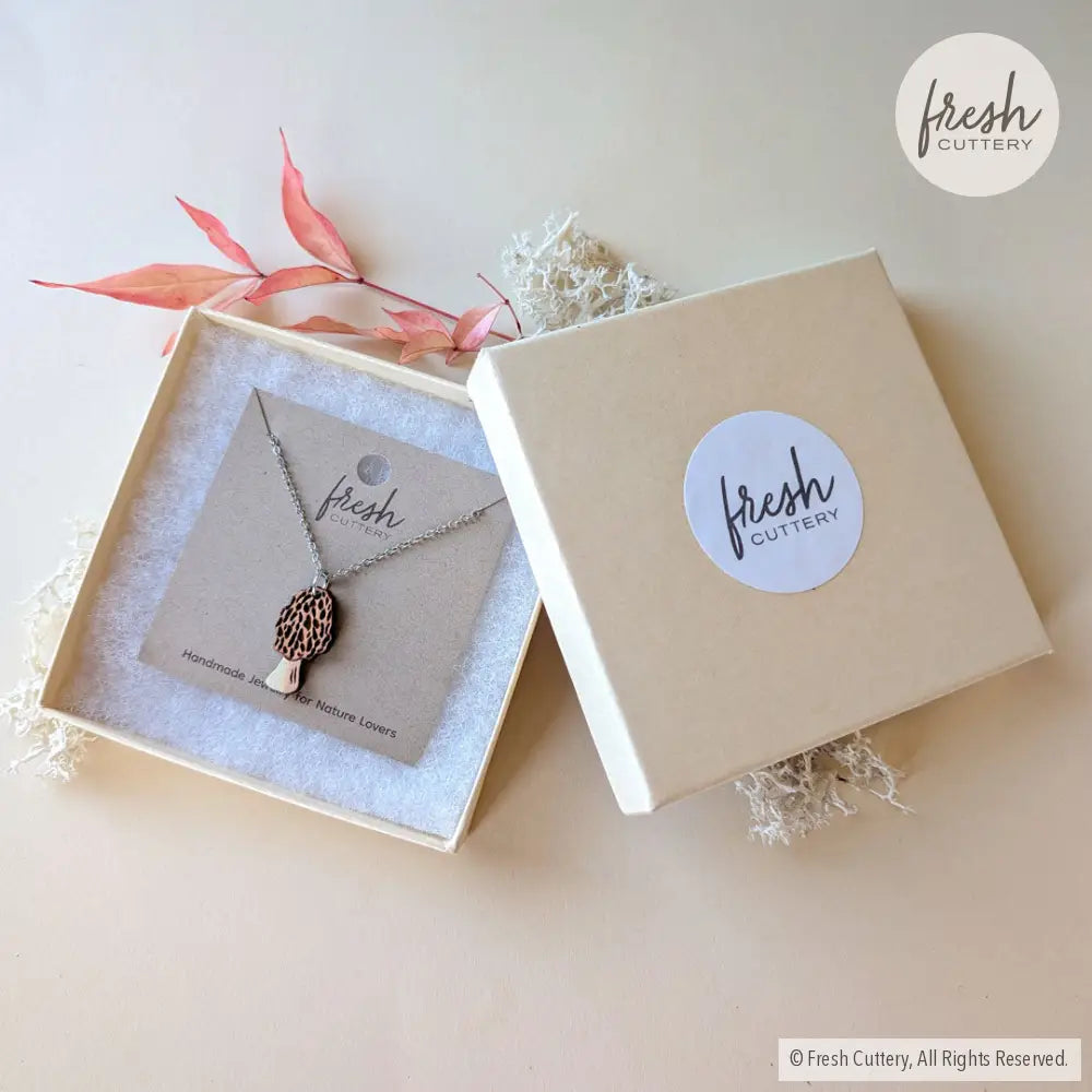Morel Mushroom Necklace Necklaces