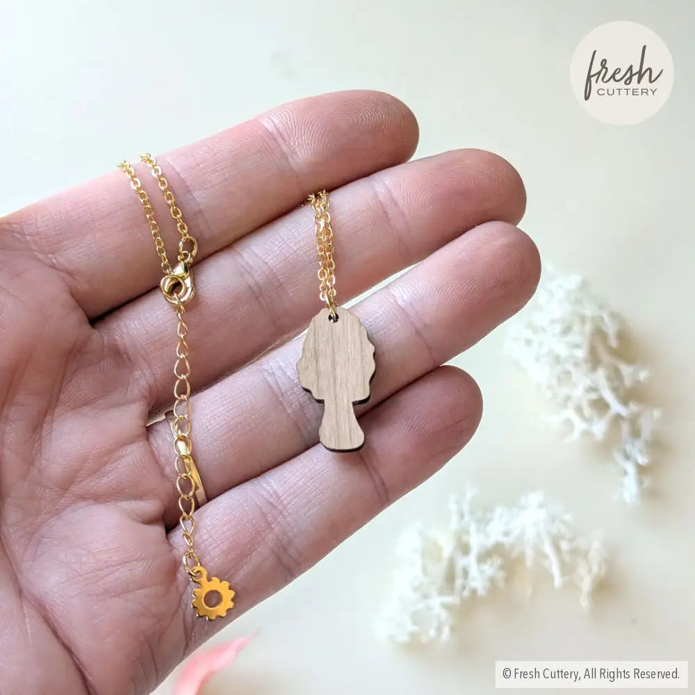 Morel Mushroom Necklace Necklaces