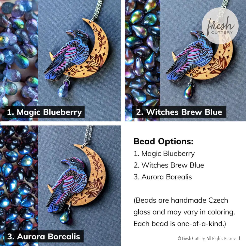 Mystical Raven Statement Necklace Necklaces
