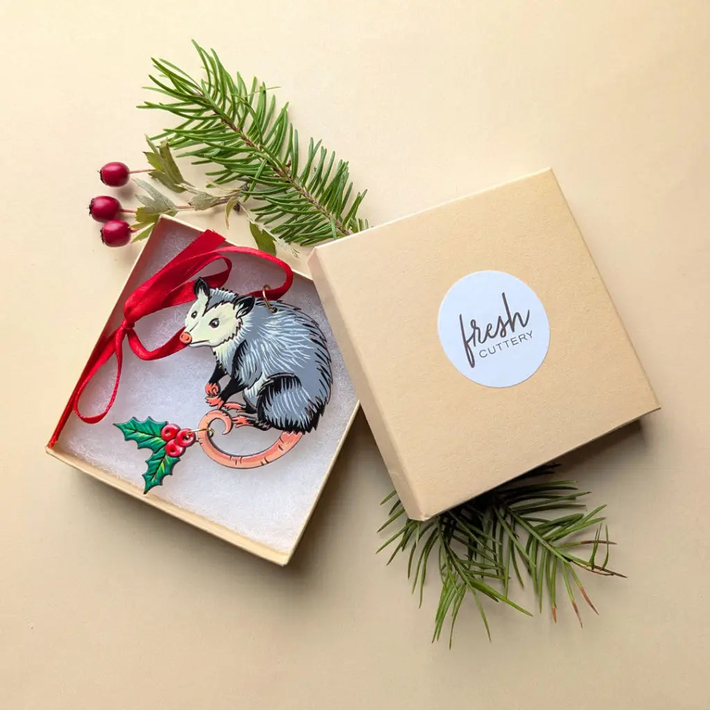 Opossum Ornament Ornaments