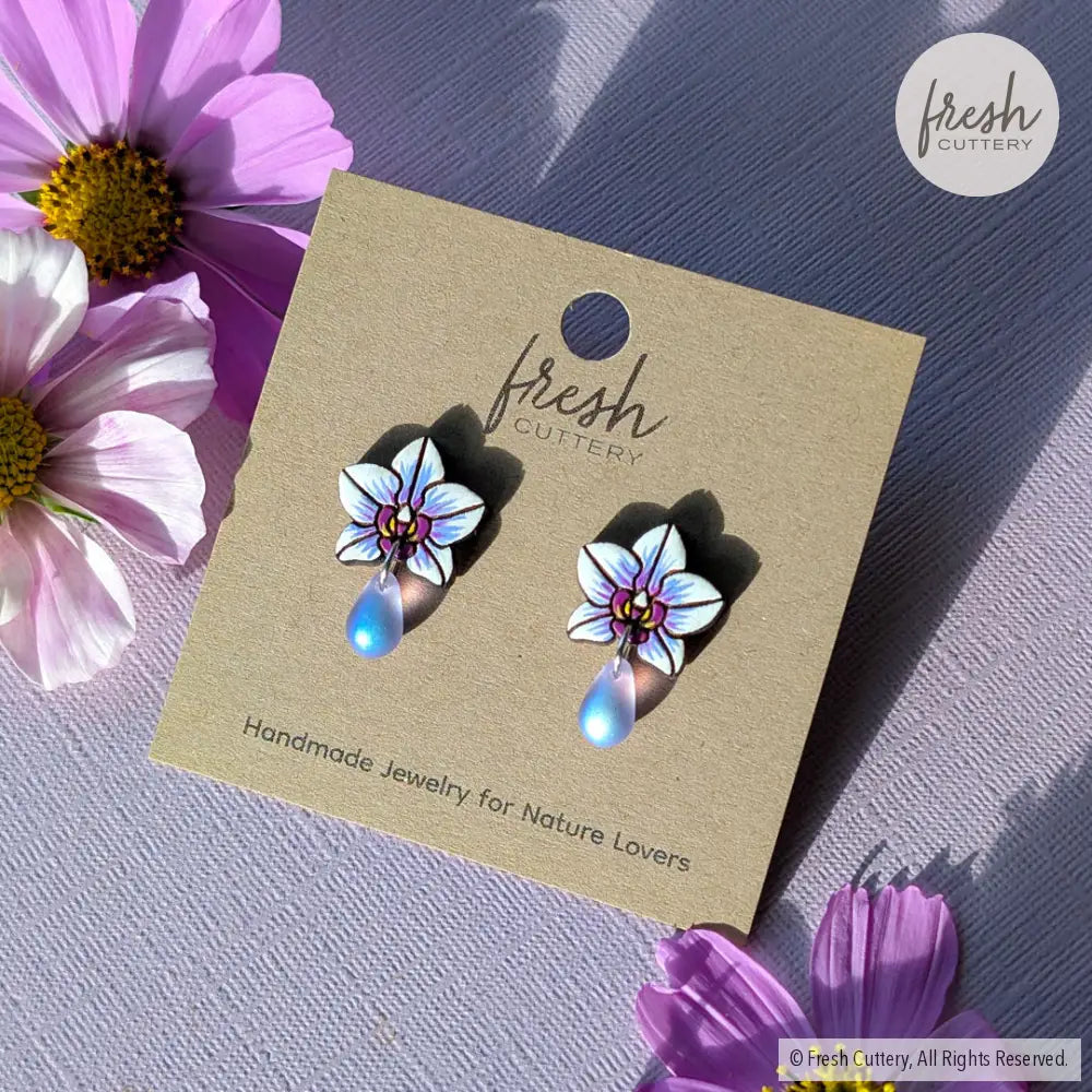 Orchid Drops Studs