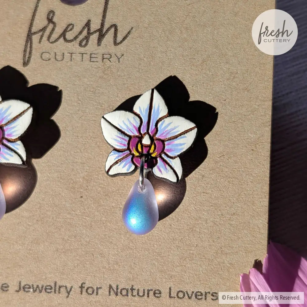 Orchid Drops Studs