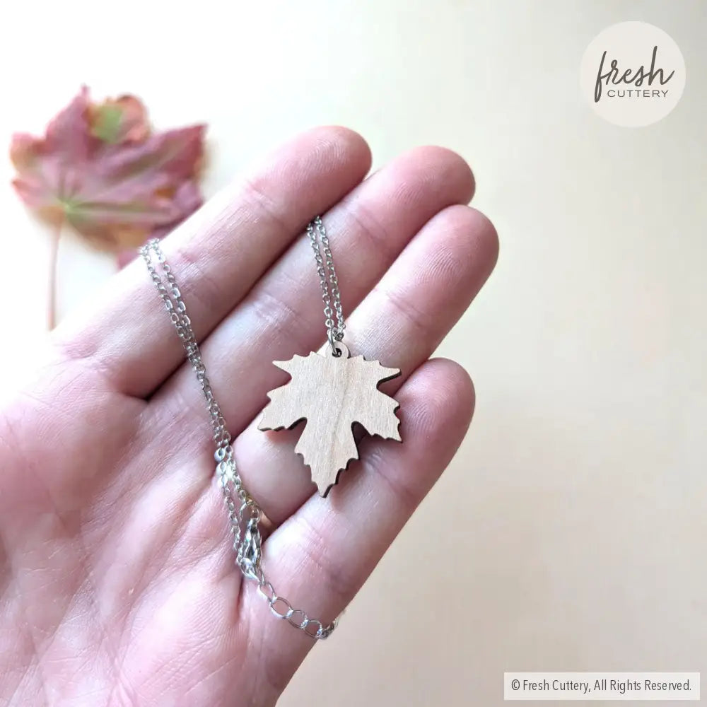 Red Maple Leaf Necklace Necklaces