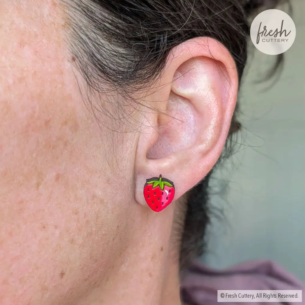 Strawberry Studs Studs