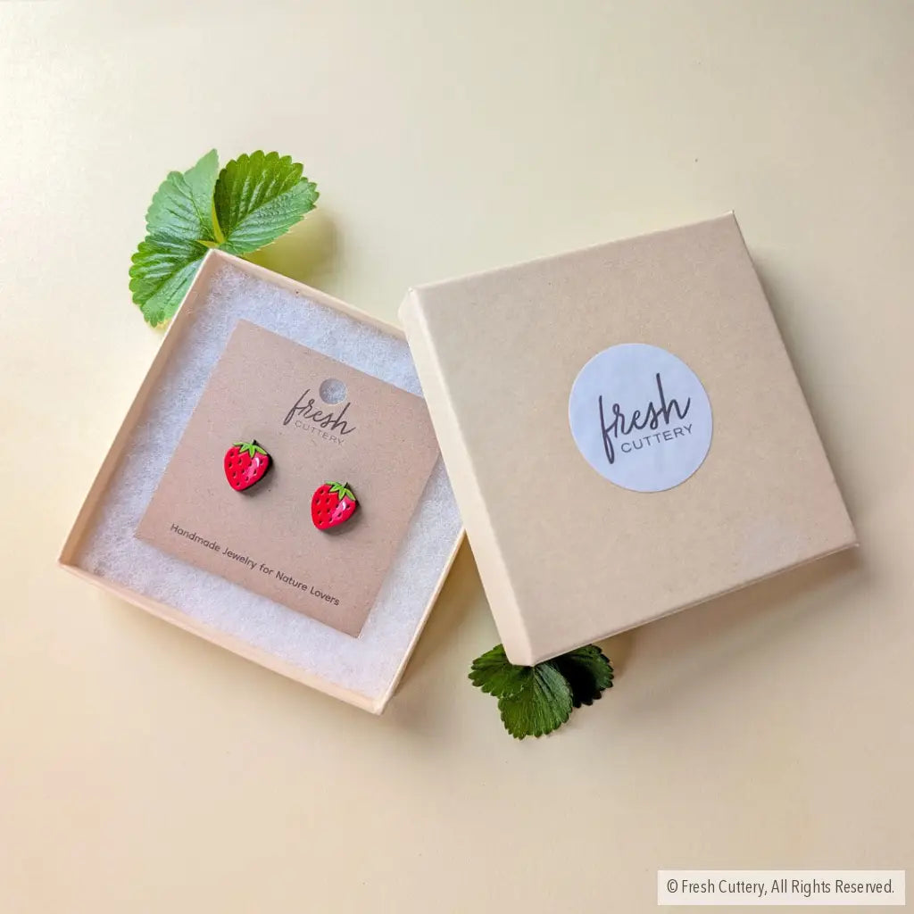 Strawberry Studs Studs