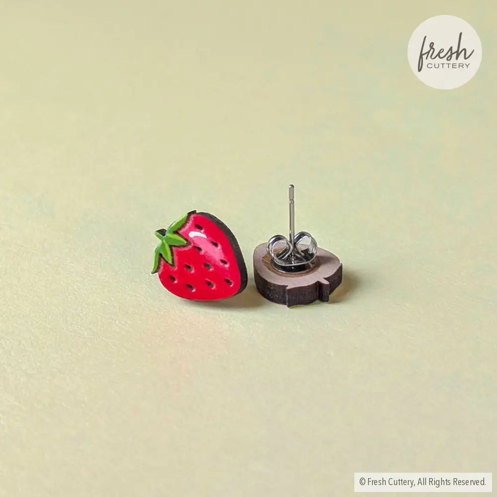 Strawberry Studs Studs