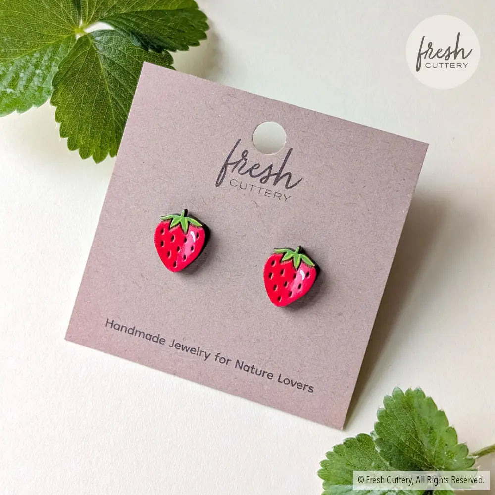 Strawberry Studs Studs
