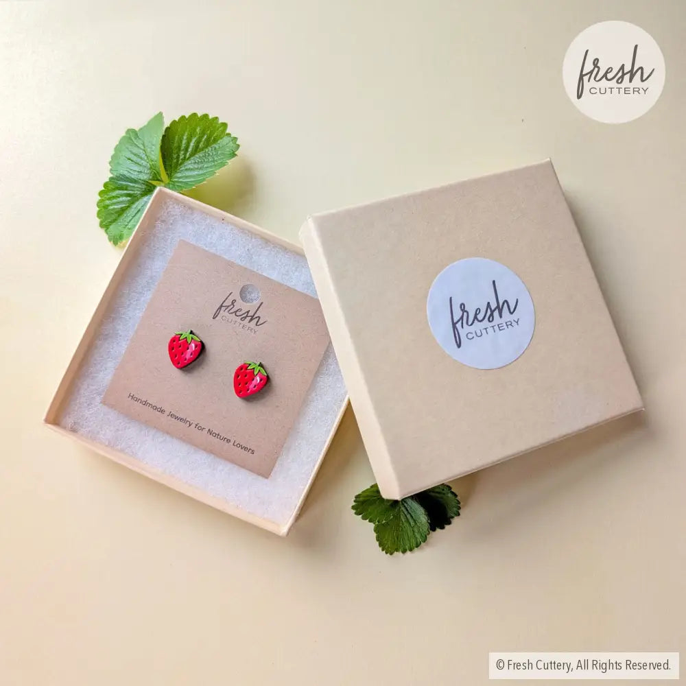 Strawberry Studs Studs