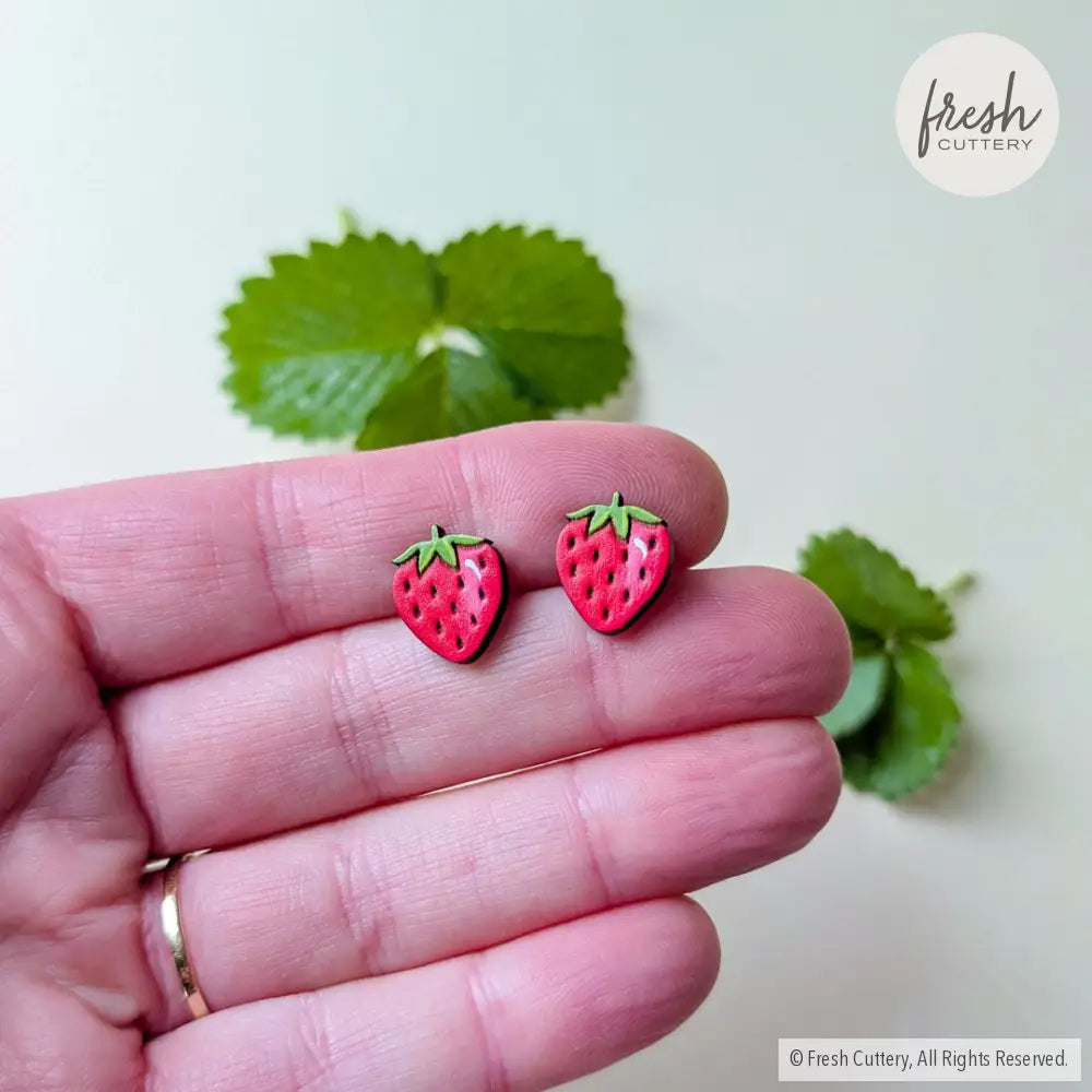 Strawberry Studs Studs