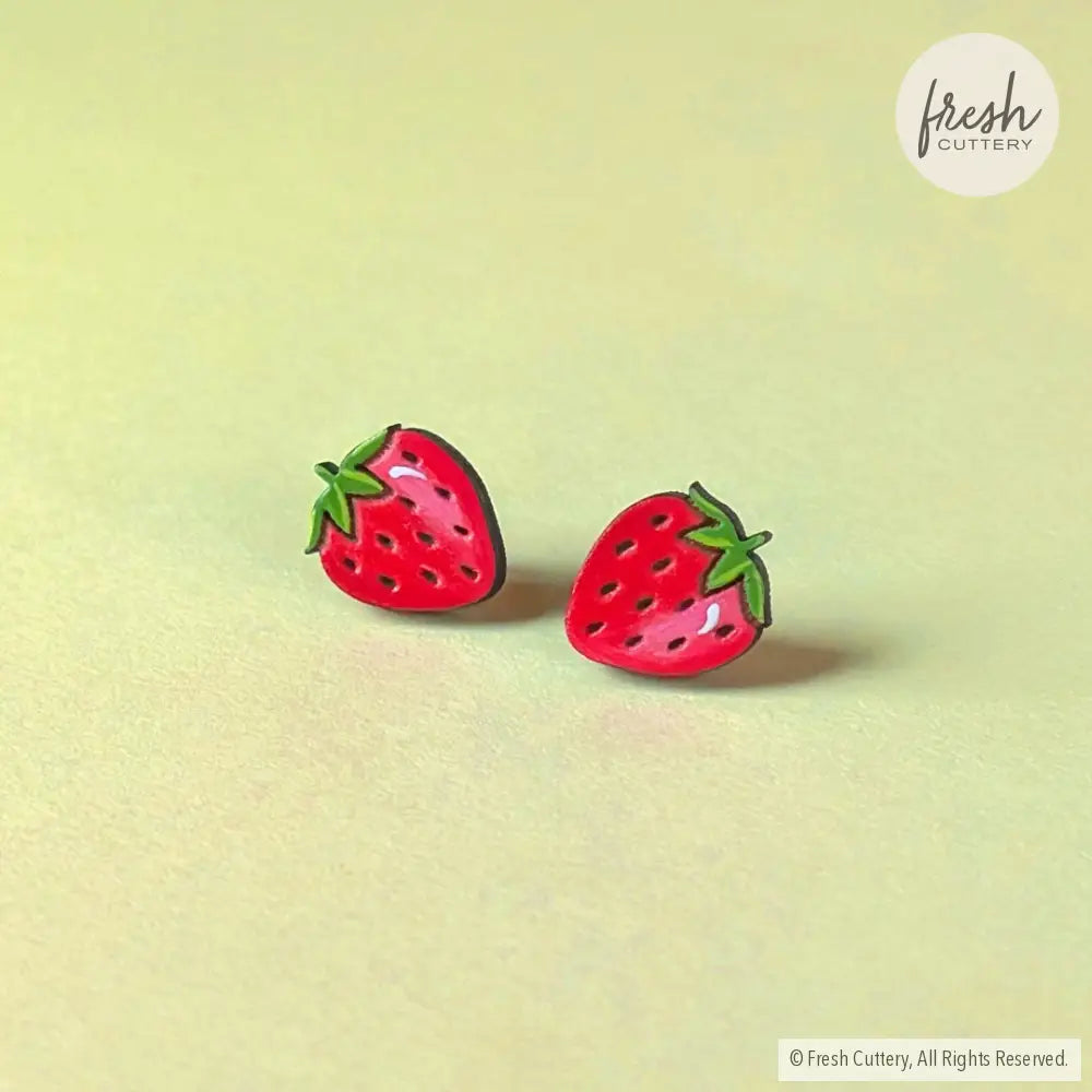 Strawberry Studs Studs