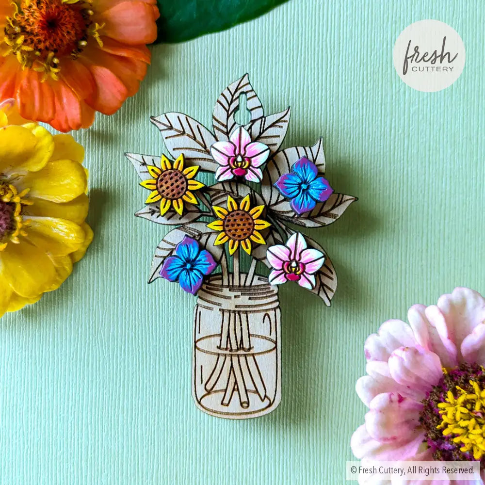 U-Pick Flower Bouquet Set Studs