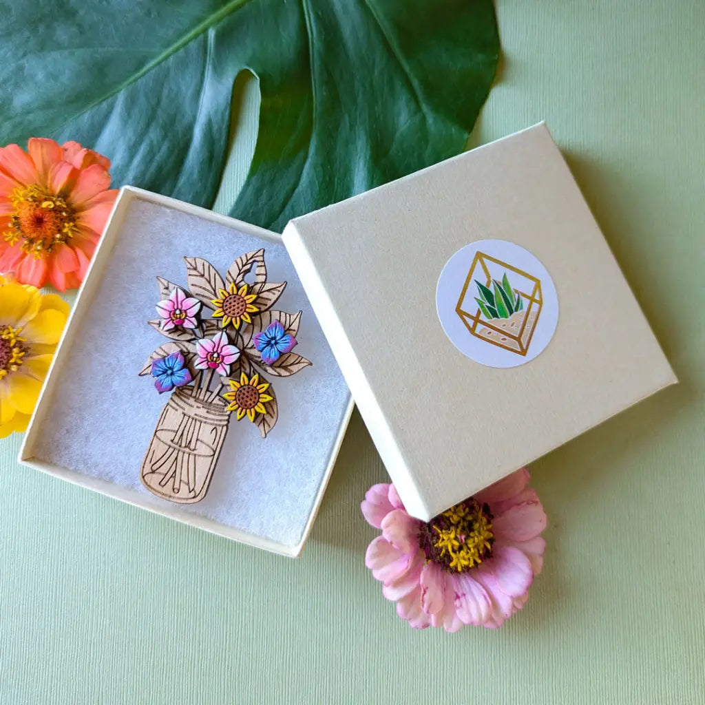 U-Pick Flower Bouquet Set Studs