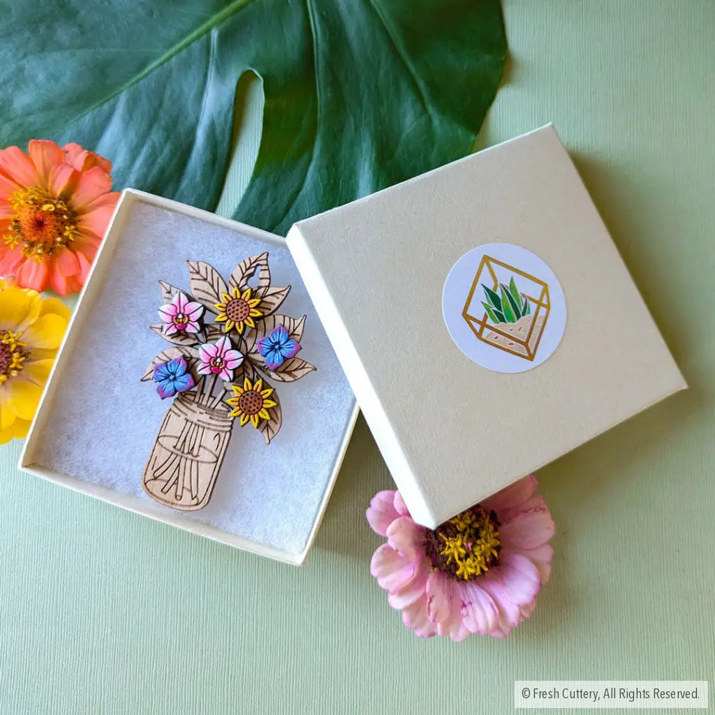 U-Pick Flower Bouquet Set Studs