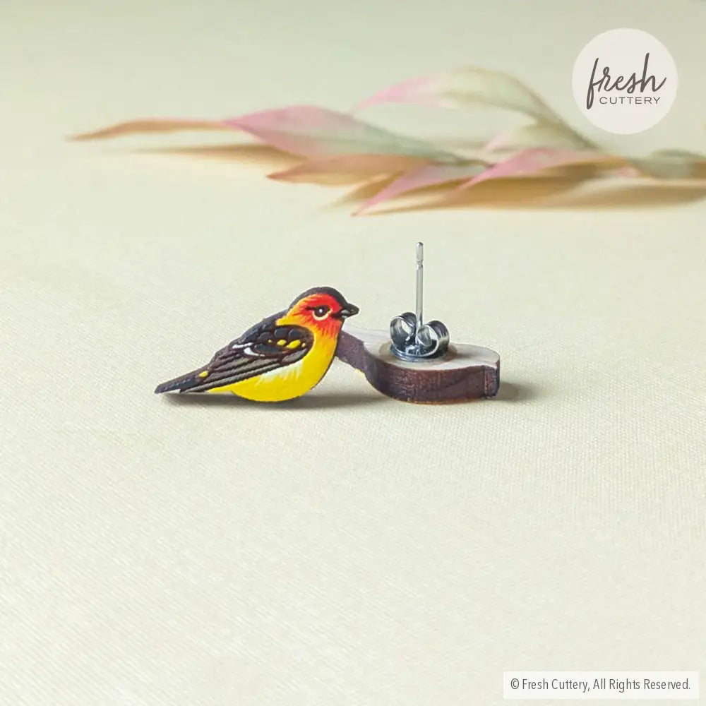 Western Tanager Studs