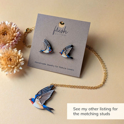 Barn Swallow Necklace