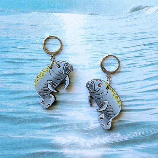Manatee Earrings