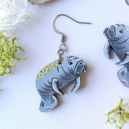 Manatee Earrings