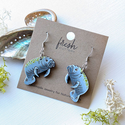 Manatee Earrings