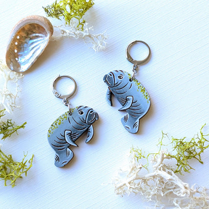 Manatee Earrings
