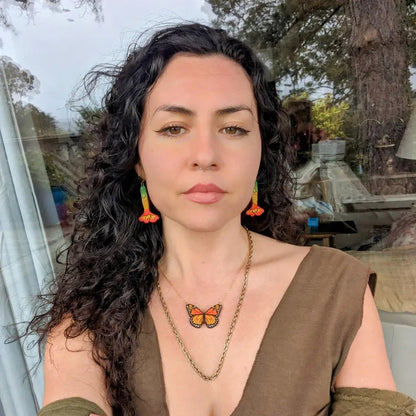Monarch Butterfly Necklace