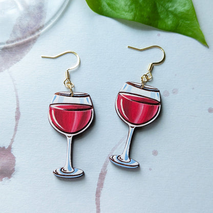 Red Wine Earrings