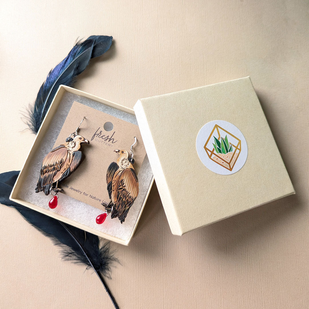 Vulture Earrings