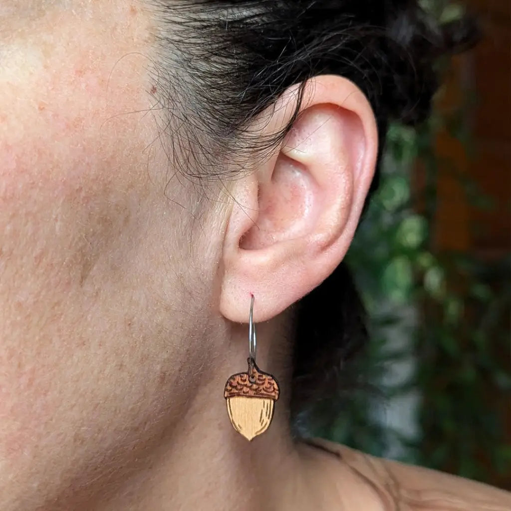 Acorn Earrings Dangle And Drop