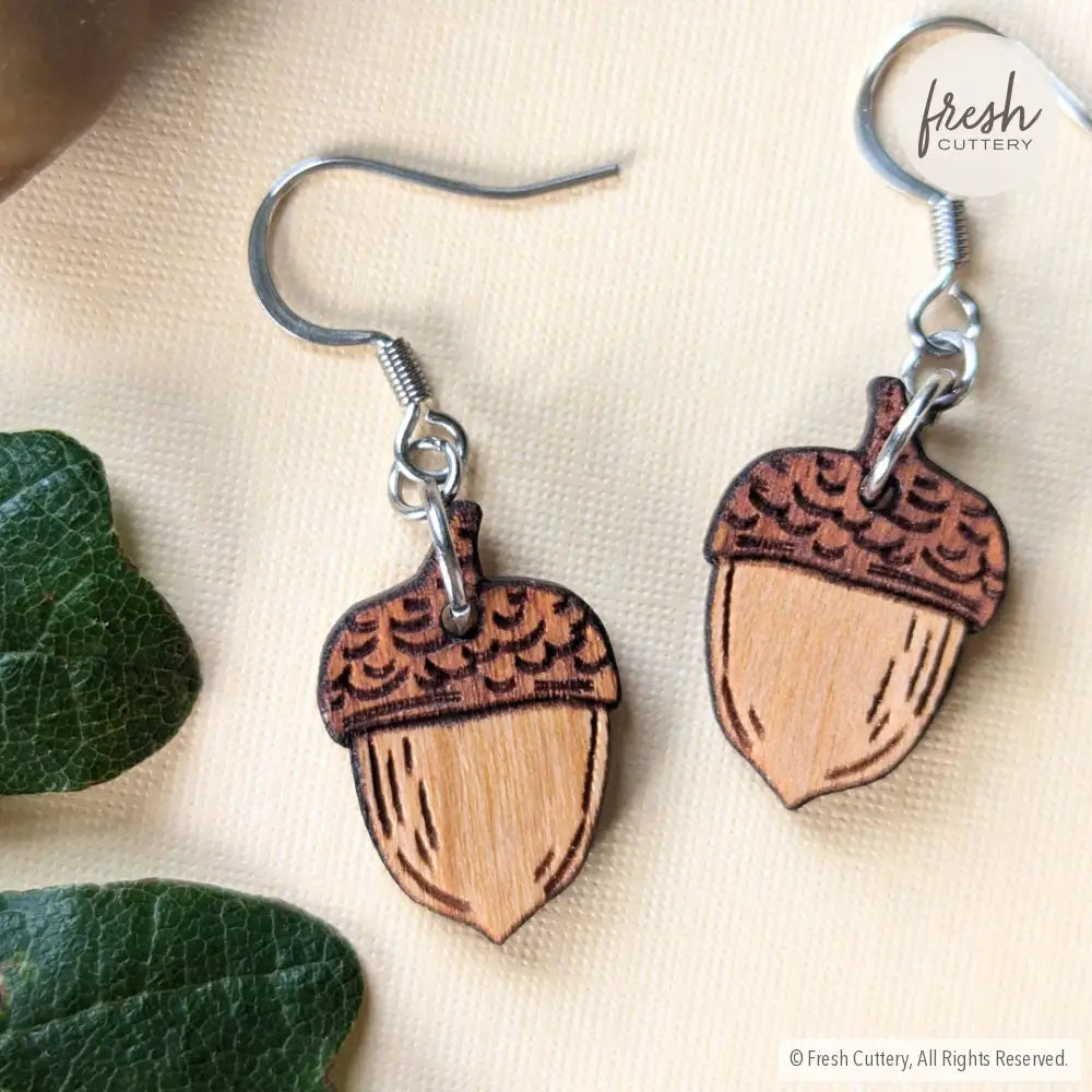Acorn Earrings Dangle And Drop