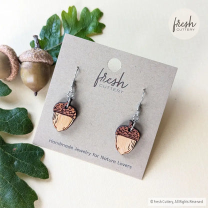 Acorn Earrings Dangle And Drop