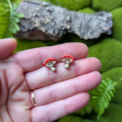 Amanita Mushroom Studs Studs