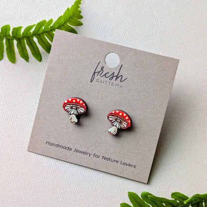 Amanita Mushroom Studs Studs