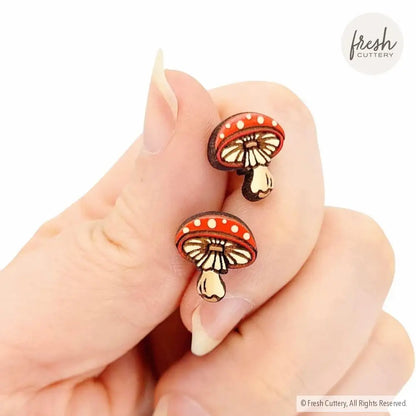 Amanita Mushroom Studs Studs